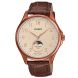 Casio Uhr Herrenuhr Lederarmband MTP-M110RL-5AVER