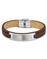 Leder Armband LS1808-2/1 Lotus Style braun 21 cm