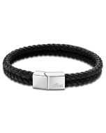 Lederarmband Kordel Doppel Armband Leder schwarz LS2011-2/1