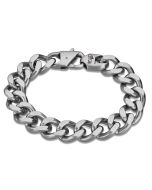 Herren Armband Panzerkette Edelstahl Panzerarmband Lotus Style LS2060-2/1