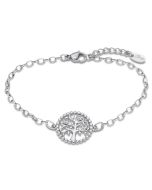 Lotus Style Damen Armband Edelstahl Lebensbaum Strass LS2194-2/1