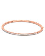 Armreif Edelstahl Armband rosegoldfarbig Lotus Style LS2111-2/3 Zirkonia