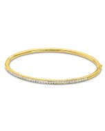 Armreif Edelstahl Armband goldfarbig Lotus Style LS2111-2/2 Zirkonia