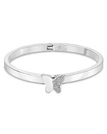 Lotus Style Armspange LS2038-2/3 Armreifen Schmetterling Strass Armschmuck silberfarbig