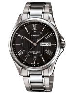 Casio Uhr Herrenuhr Armbanduhr Edelstahlband MTP-1384D-1AVEF