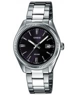 Casio Damen Uhr LTP-1302PD-1A1VEG Edelstahlband Armbanduhr
