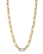 Lotus Style Damen Halskette Rechteckkette Edelstahl goldfarbig LS2230-1/2