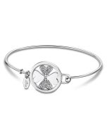 Armspange Armreif Armband Lotus Style LS2014-2/1 Kleeblatt Strass