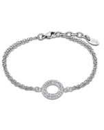 Lotus Style Armband LS1956-2/1 doppelreihig Anhänger Strass