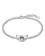 Lotus Style Armband LS1981-2/1 Erbskette mit Strass-Anhänger