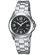 Casio Damen Uhr LTP-1259PD-1AEG Edelstahlband Armbanduhr
