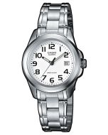 Casio Damen Uhr LTP-1259PD-7BEG Edelstahlband Armbanduhr