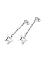 Damen Ohrstecker Ohrringe Sternchen Strass Lotus Style LS1997-4/1 Edelstahl