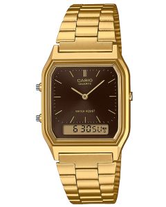 Casio Uhr Vintage Armbanduhr golden AQ-230GA-5AMQYES