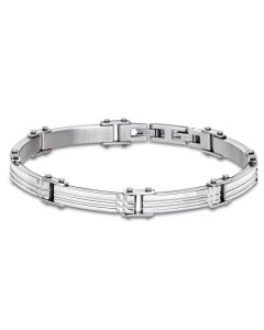 Armband Men in Black Edelstahlband Lotus Style LS1801-2/1 21 cm
