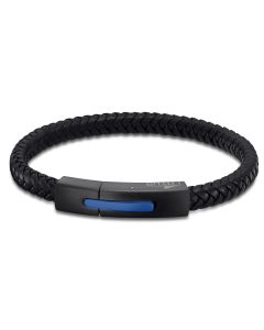 Lotus Style Herren Edelstahl Leder Armband schwarz LS2055-2/3 Armschmuck