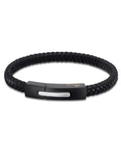 Lotus Style Herren Edelstahl Leder Armband schwarz LS2055-2/2 Armschmuck