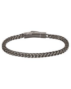 Lotus Style Edelstahl Armband rund Herren schwarz LS2134-2/1