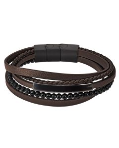 Lotus Style Lederarmband braun mehrreihig Herren Armband LS2144-2/3