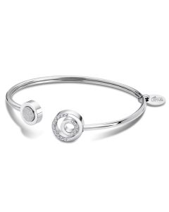 Damen Armreifen Edelstahl Ringe Strass Lotus Style LS2180-2/4