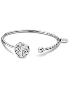 Damen Armreif Edelstahl Lebensbaum Lotus Style LS2225-2/3