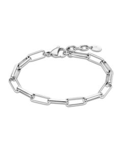 Lotus Style Damen Armband Rechteckkette silberfarbig LS2230-2/1