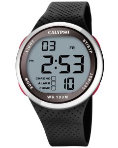 Calypso Armbanduhr Digitaluhr schwarz K5785/4
