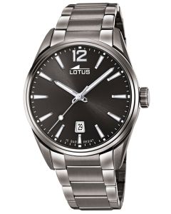 Lotus Herren Armbanduhr Edelstahlband Datum 18684/1