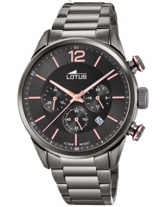 Herren Armbanduhr Lotus Watch Edelstahlband Chronograph 18686/2