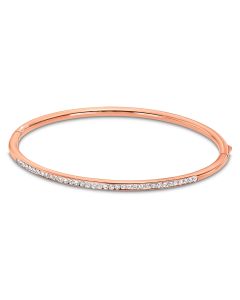 Armreif Edelstahl Armband rosegoldfarbig Lotus Style LS2111-2/3 Zirkonia