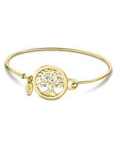 Armspange Armreif Lotus Style LS2119-2/3 Baum des Lebens golden Strass