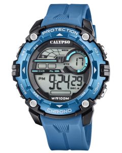 Calypso Herren Armbanduhr Digital Uhr blau K5819/2