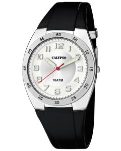 Calypso Herren Uhr Armbanduhr K5753/4 schwarz silber