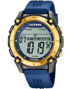 Calypso Herren Armbanduhr Digital Uhr blau K5814/2