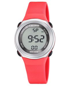 Calypso Kinderuhr Digitaluhr rot Armbanduhr K5822/4