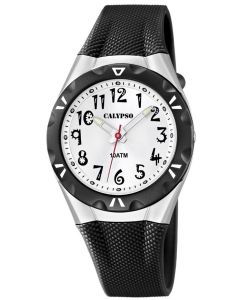 Calypso by Festina Damen Uhr K6064/2 Armbanduhr schwarz weiß