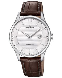 Herrenuhr Candino Armbanduhr Lederband braun Swiss Made C4638/1