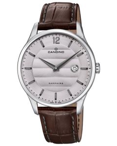 Herrenuhr Candino Armbanduhr Lederband braun Swiss Made C4638/2