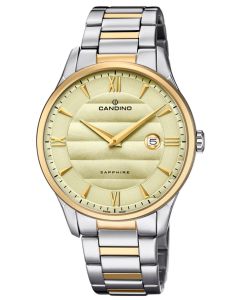 Candino Herrenuhr Armbanduhr C4639/2 Bicolor Swiss Made