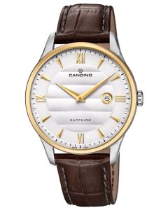 Herrenuhr Candino Armbanduhr Lederband braun C4640/1