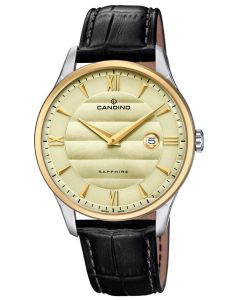 Herrenuhr Candino Armbanduhr Lederband schwarz C4640/2