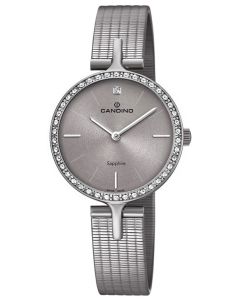 Candino Damenuhr C4647/1 Armbanduhr Edelstahl grau