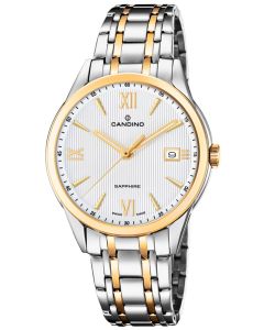 Candino Herren Armbanduhr C4694/1 Bicolor Saphirglas