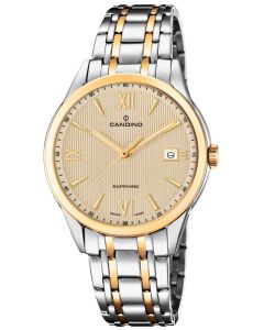 Candino Herren Armbanduhr C4694/2 Bicolor Saphirglas