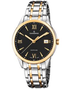 Candino Herren Armbanduhr C4694/3 Bicolor Saphirglas