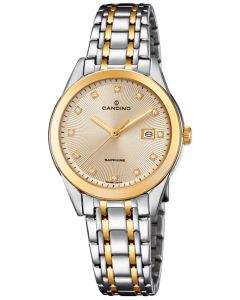 Candino Damenuhr C4695/2 Bicolor Armbanduhr Swiss Made