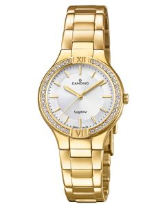 Candino Damenuhr C4629/1 golden Armbanduhr Swiss Made
