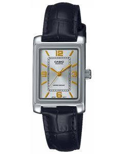Casio Damenuhr Armbanduhr Lederarmband LTP-1234PL-7A2EF