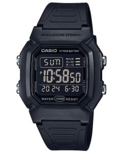 Casio Digitaluhr W-800H-1BVES Armbanduhr Digital Herren Damen Uhr