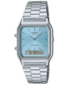 Casio Uhr Retro Armbanduhr blau AQ-230A-2A1MQYES